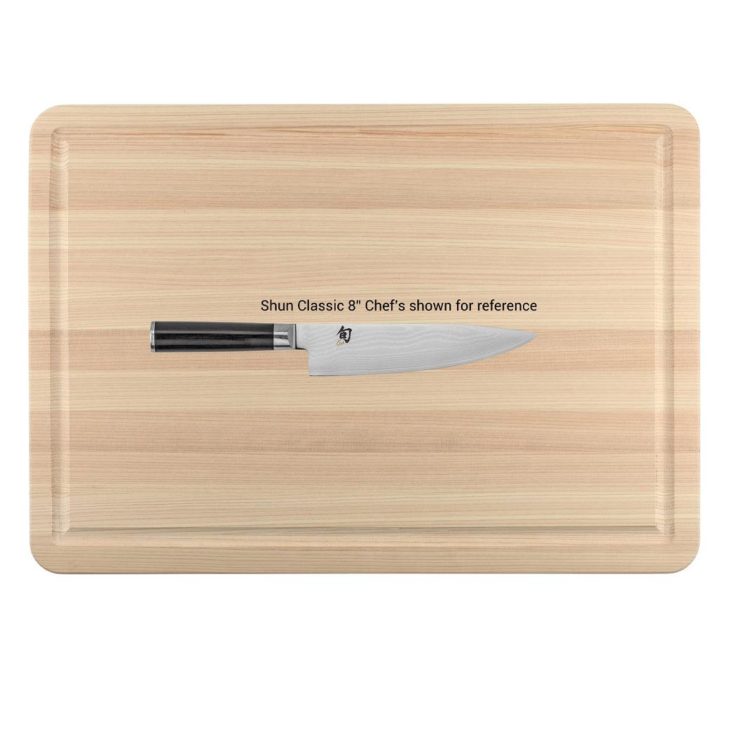 Shun Hinoki Cutting Board Discover Gourmet