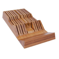Shun Bamboo In-Drawer Knife Storage Tray - Discover Gourmet