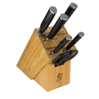 Shun Classic 7 Piece Knife Essential Block Set - Discover Gourmet