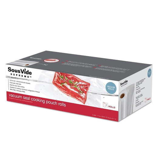 SousVide Supreme Vacuum Seal Cooking Pouches, 2 Rolls - Discover Gourmet