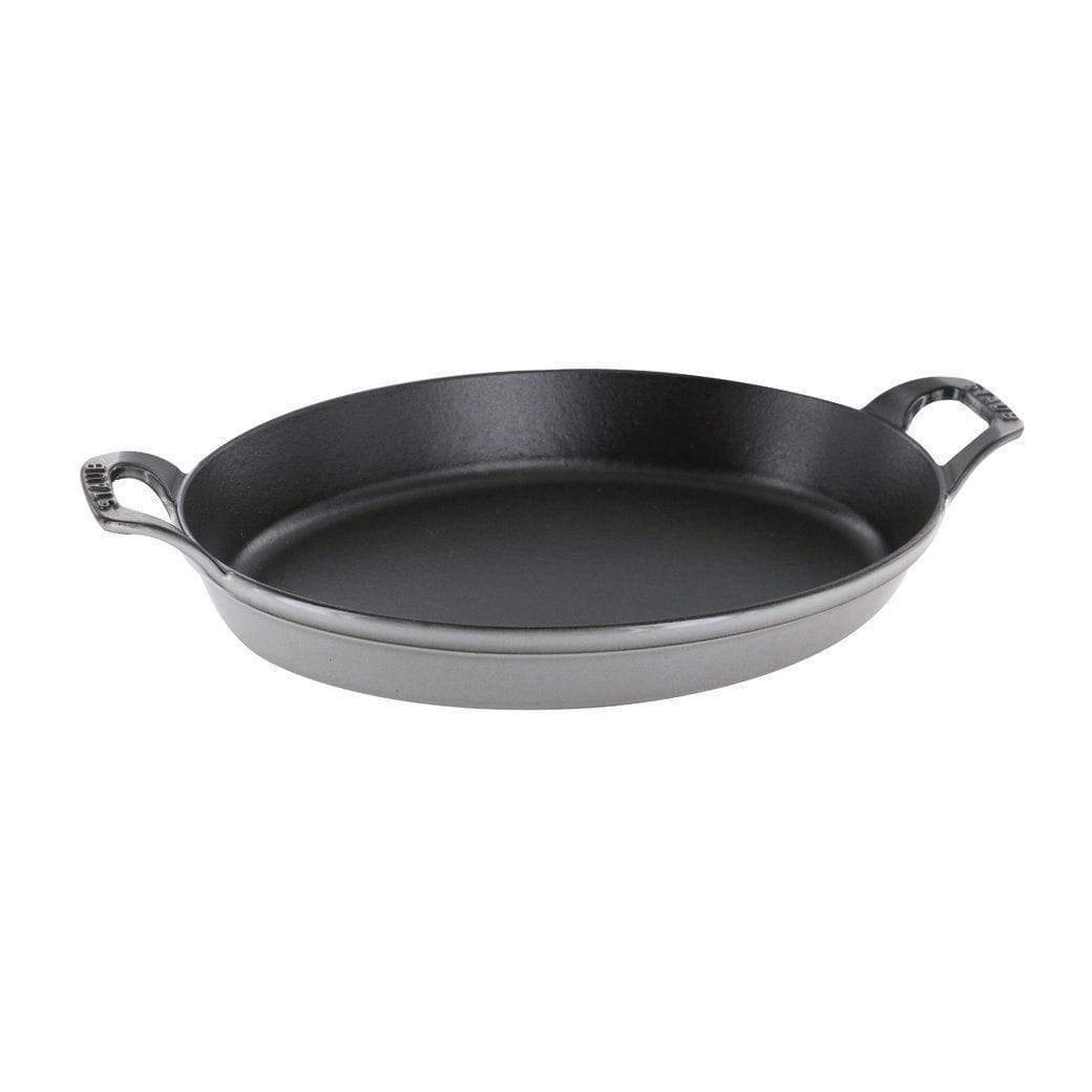 Staub Casserole with Handle 14 Graphite Grey