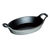 Staub Cast Iron 5.5″ x 3.8″ Mini Oval Gratin Baking Dish - Discover Gourmet