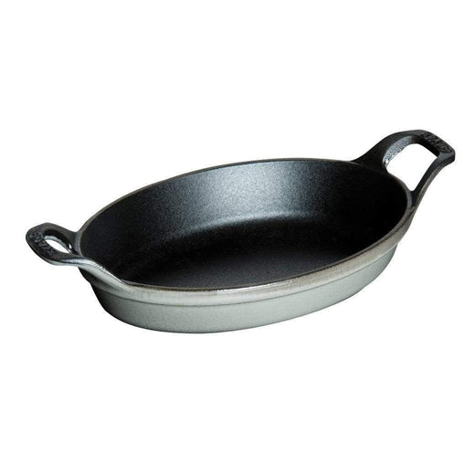 Staub Cast Iron 8″ x 5.5″ Oval Gratin Baking Dish - Discover Gourmet