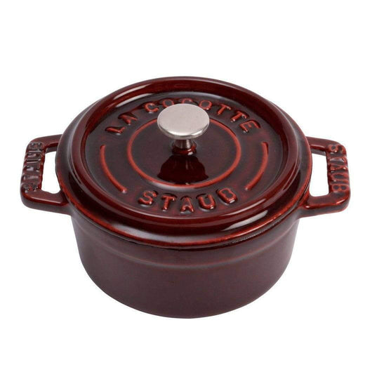 Staub Cast Iron 0.25-qt Mini Round Cocotte - Discover Gourmet