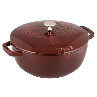 Staub Cast Iron 3.75-qt Essential French Oven Rooster - Discover Gourmet