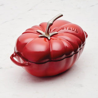 Staub Cast Iron 3-qt Tomato Cocotte - Cherry - Discover Gourmet