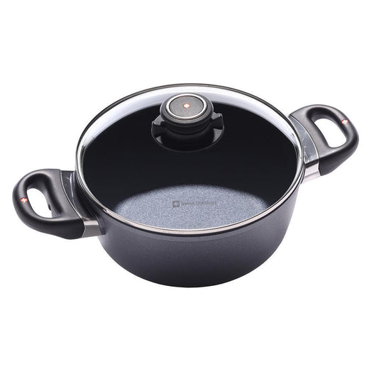 Swiss Diamond Casserole with Lid - 2.3 Qt. - Discover Gourmet