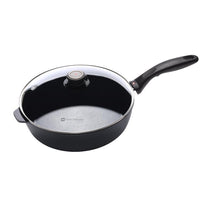 Swiss Diamond Saute Pan with Lid - 3.8 Qt - Discover Gourmet