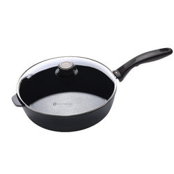 Swiss+Diamond+Saute+Pan+with+Lid+-+3.8+Qt+-+Discover+Gourmet