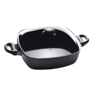 Swiss Diamond Square Casserole with Lid - 5 Qt. - Discover Gourmet