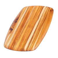 Teakhaus Rectangle Edge Grain Rounded Edge Cutting Board - Discover Gourmet