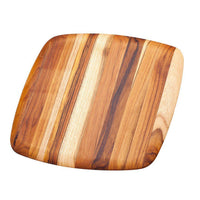 Teakhaus Square Edge Grain Rounded Edge Cutting Board - Discover Gourmet