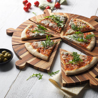 Teakhaus Antipasto and Pizza Serving Platter - Discover Gourmet