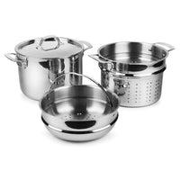 Viking 3-Ply Stainless Steel Multipot, 8 Qt - Discover Gourmet