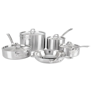 Viking Professional 5-Ply 10-Piece Cookware Set, Satin - Discover Gourmet