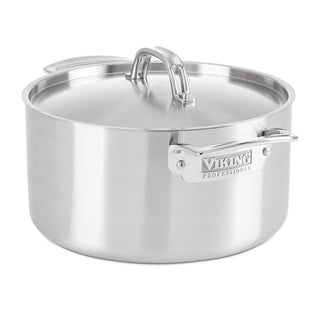 Viking Professional 5-ply 6-quart Stock Pot - Satin - Discover Gourmet