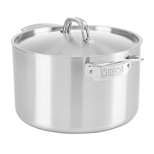 Viking Professional 5-ply 8-quart Stock Pot - Satin - Discover Gourmet