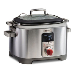 winco RNAB01M2URS4Y multi-use large slow cooker - crock pot