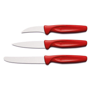 Wusthof Paring & Peeling Knives Red Wusthof Zest 3-piece Paring Knife Set JL-Hufford