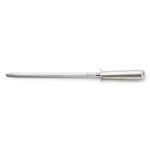 Wusthof Brushed Stainless Honing Steel - 10″ - Discover Gourmet