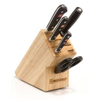 Wusthof Classic 6-piece Knife Block Set - Beechwood - Discover Gourmet