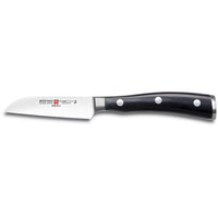 Wusthof Classic Ikon Flat Cut Paring Knife - 3″ - Discover Gourmet