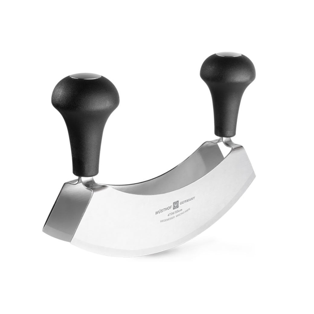 Wusthof 9" Double Blade Mincing Knife Discover Gourmet