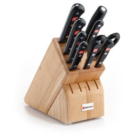 Wusthof Knife Sets Wusthof Gourmet 10-piece Knife Block Set - Beechwood JL-Hufford