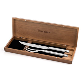 Wusthof Carving & Slicing Knives Wusthof Stainless 2-piece Carving Set - Walnut Chest JL-Hufford